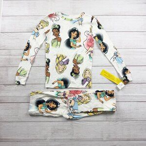 Disney Princess Girls Pajama Set 2-Piece PJs Character NWT 10